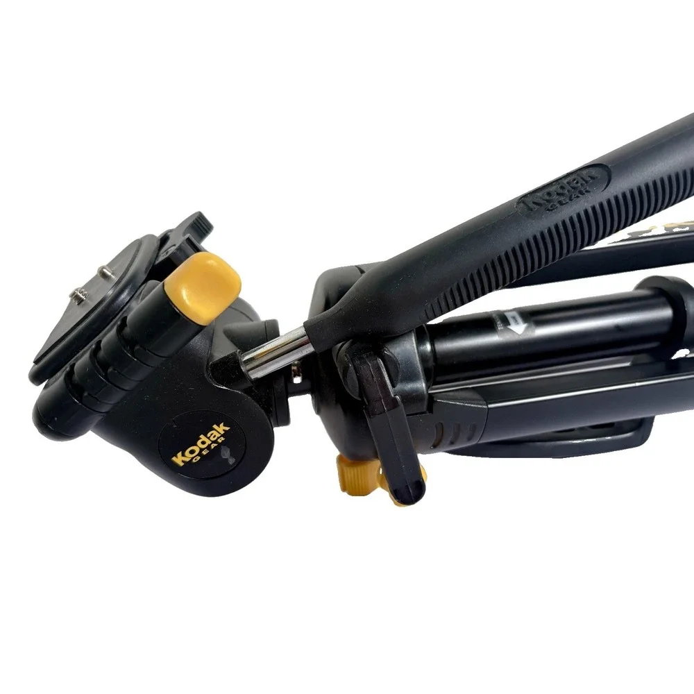 Kodak Gear Video Photo Tripod Stand with Geared Center Column & Pan Handle